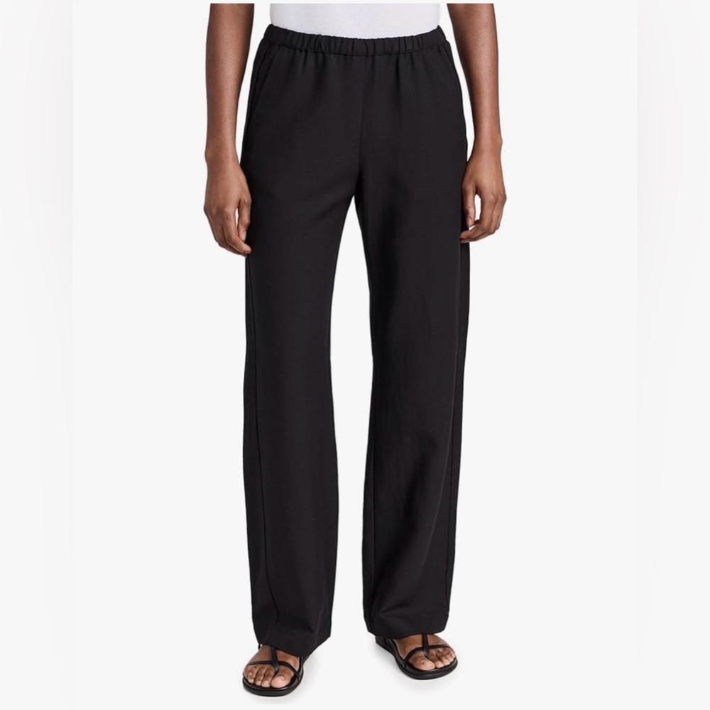 Enza Costa Women's Twill Everywhere Pants / Black / Size 2 (medium)